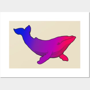 Bisexu-whale! Posters and Art